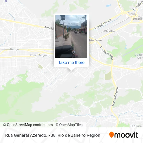 Rua General Azeredo, 738 map