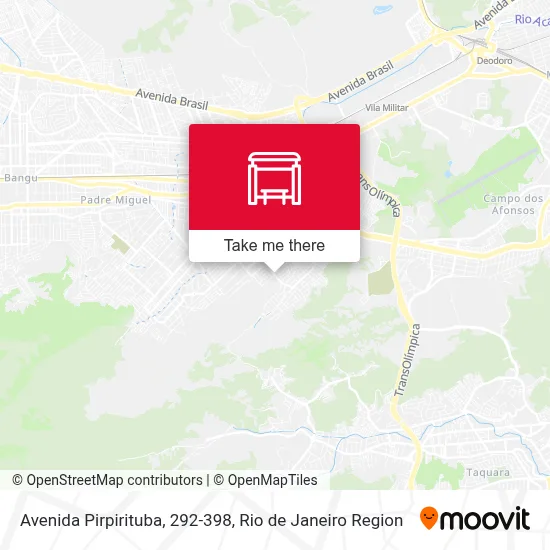 Avenida Pirpirituba, 292-398 map