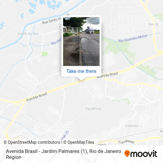Avenida Brasil - Jardim Palmares (1) map