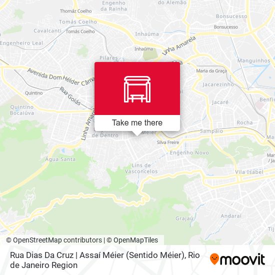 Rua Dias Da Cruz | Assaí Méier (Sentido Méier) map