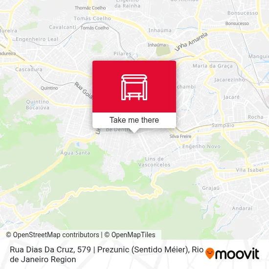 Rua Dias Da Cruz, 579 | Prezunic (Sentido Méier) map