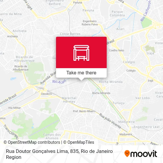 Rua Doutor Gonçalves Lima, 835 map
