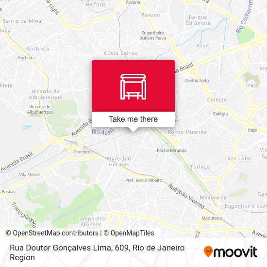 Rua Doutor Gonçalves Lima, 609 map