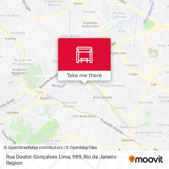 Rua Doutor Gonçalves Lima, 989 map