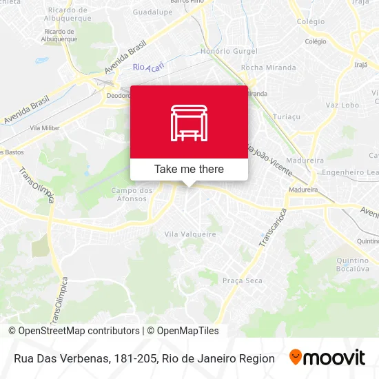 Rua Das Verbenas, 181-205 map