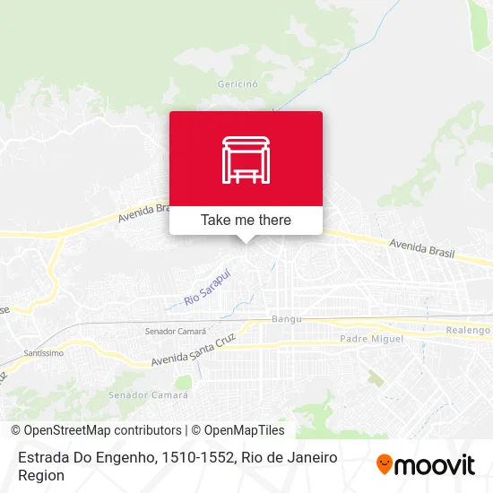 Estrada Do Engenho, 1510-1552 map