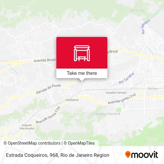 Estrada Coqueiros, 968 map