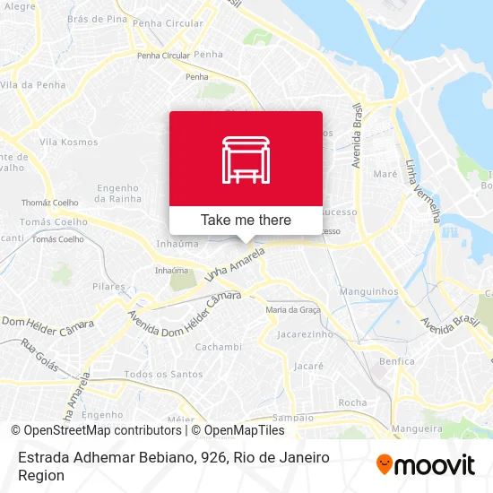 Estrada Adhemar Bebiano, 926 map