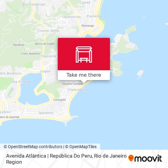 Mapa Avenida Atlântica | República Do Peru