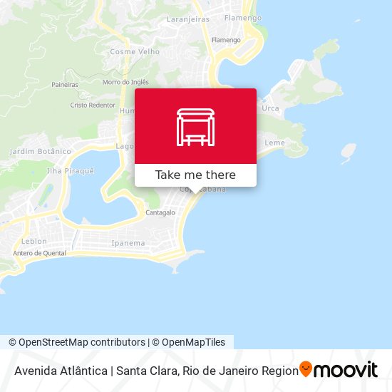 Mapa Avenida Atlântica | Santa Clara