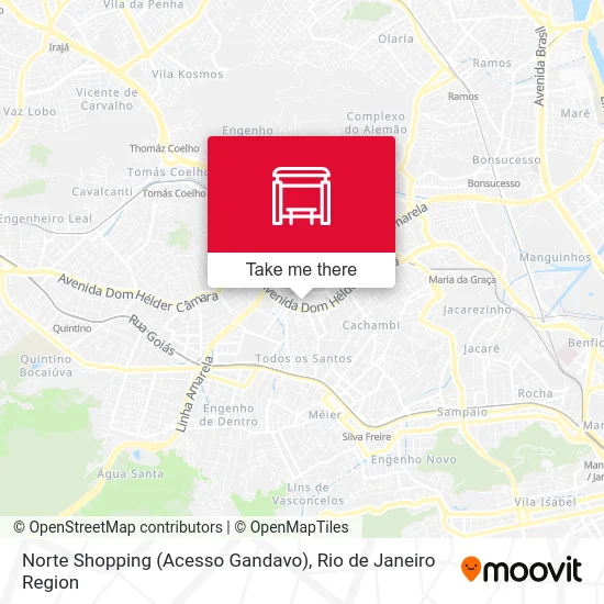 Norte Shopping (Acesso Gandavo) map