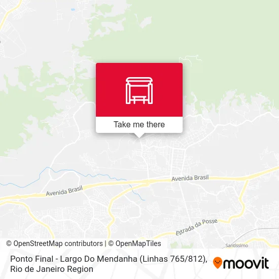 Ponto Final - Largo Do Mendanha (Linhas 765 / 812) map