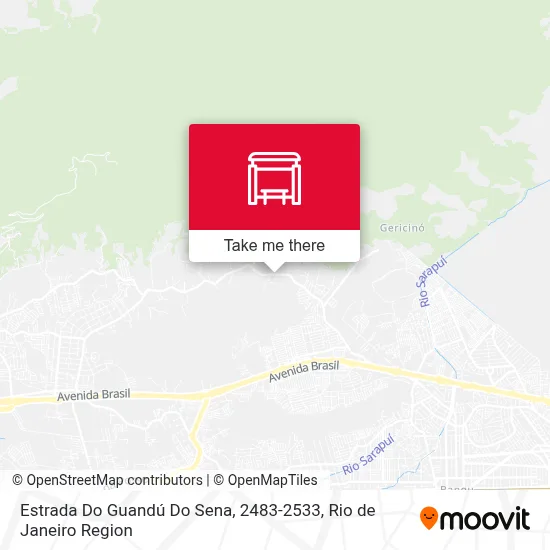 Estrada Do Guandú Do Sena, 2483-2533 map