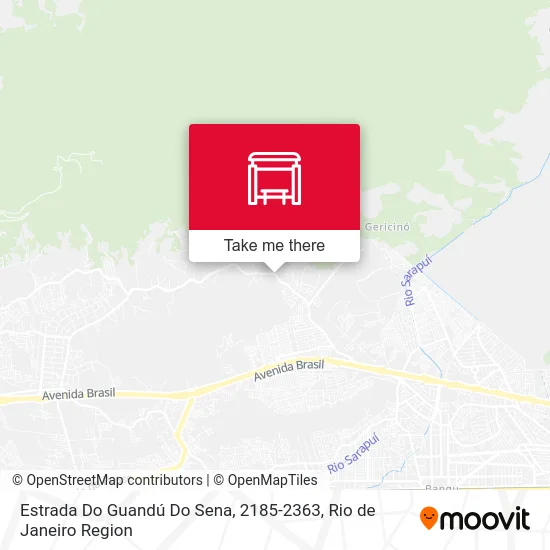 Estrada Do Guandú Do Sena, 2185-2363 map