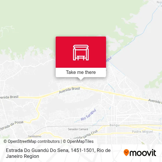 Estrada Do Guandú Do Sena, 1451-1501 map