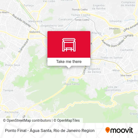 Ponto Final - Água Santa map