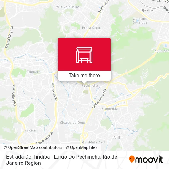 Estrada Do Tindiba | Largo Do Pechincha map