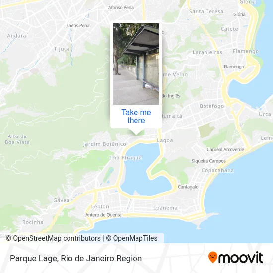 Parque Lage map