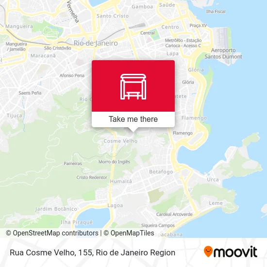 Rua Cosme Velho, 155 map