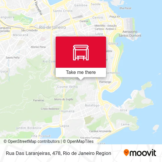 Rua Das Laranjeiras, 478 map