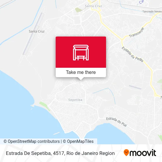 Estrada De Sepetiba, 4517 map