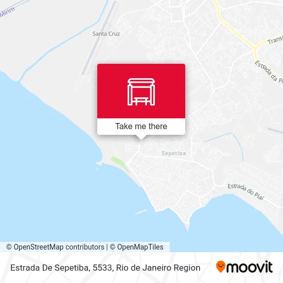 Estrada De Sepetiba, 5533 map