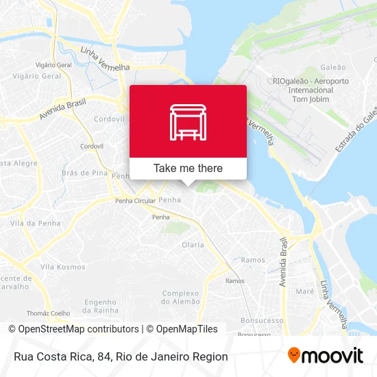 Rua Costa Rica, 84 map