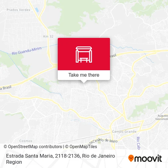 Estrada Santa Maria, 2118-2136 map