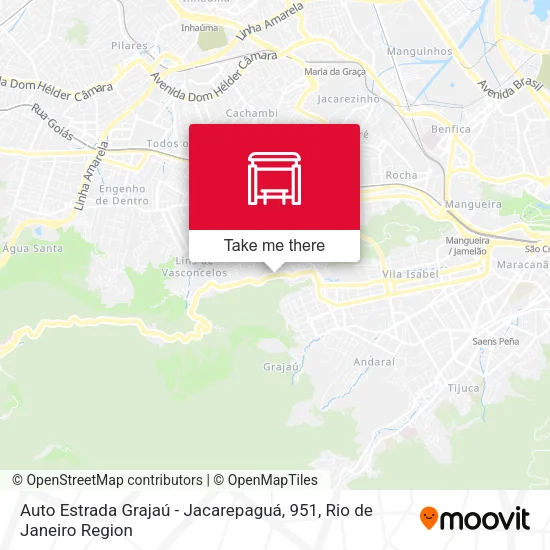 Auto Estrada Grajaú - Jacarepaguá, 951 map