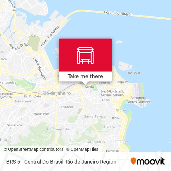 BRS 5 - Central Do Brasil map