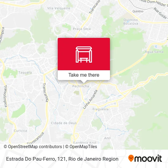 Estrada Do Pau-Ferro, 121 map