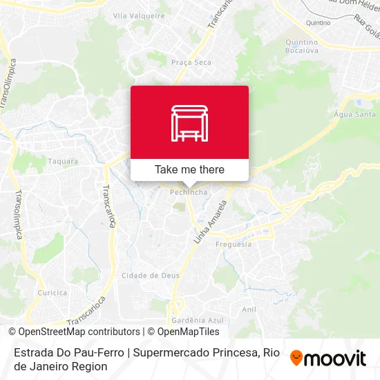 Estrada Do Pau-Ferro | Supermercado Princesa map