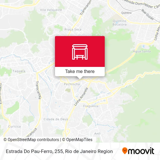 Estrada Do Pau-Ferro, 255 map