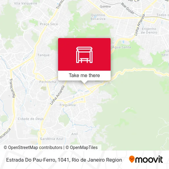 Estrada Do Pau-Ferro, 1041 map