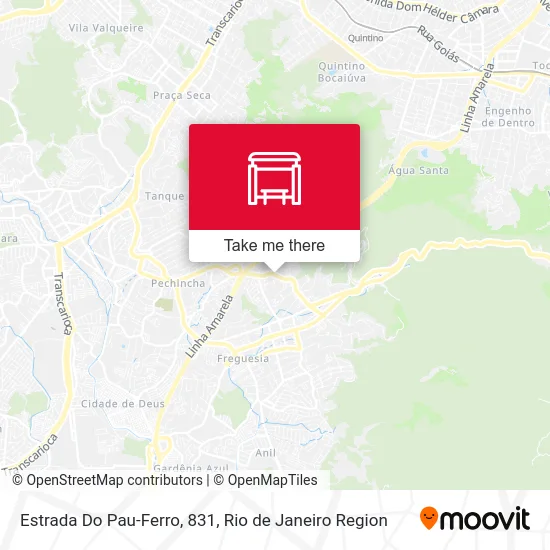 Estrada Do Pau-Ferro, 831 map