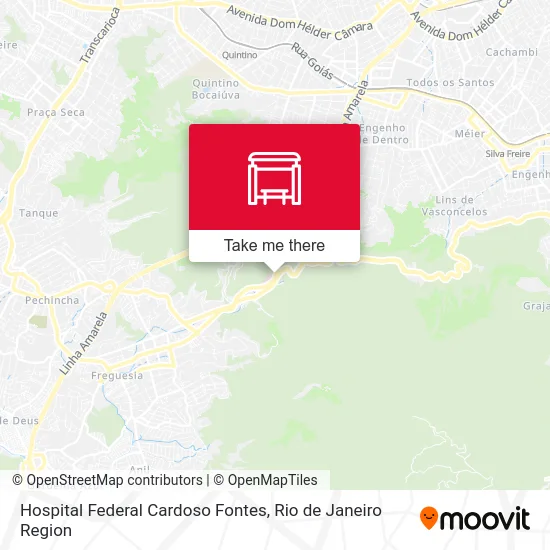 Hospital Federal Cardoso Fontes map