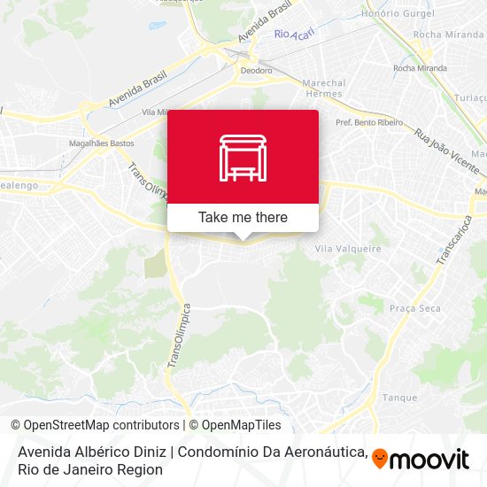 Avenida Albérico Diniz | Condomínio Da Aeronáutica map