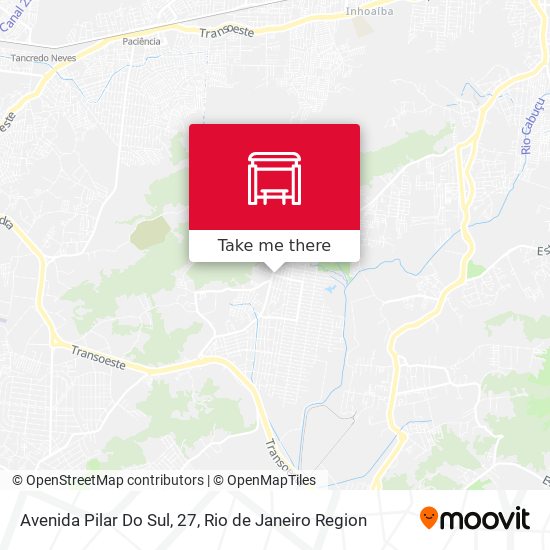 Avenida Pilar Do Sul, 27 map