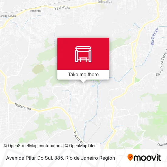 Avenida Pilar Do Sul, 385 map