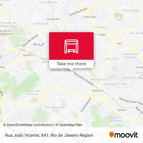 Rua João Vicente, 841 map