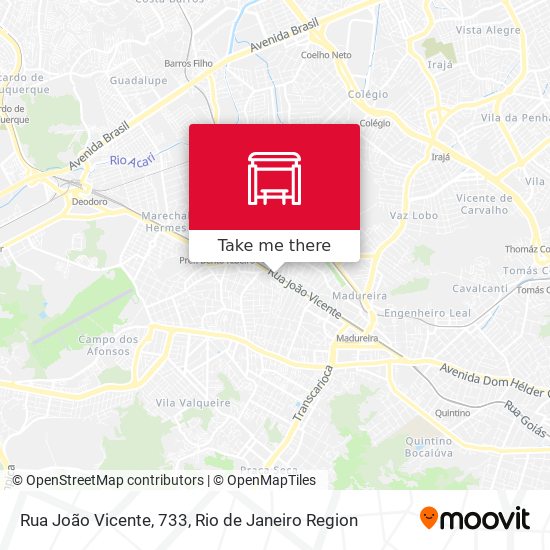 Rua João Vicente, 733 map