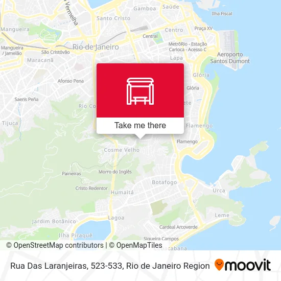 Rua Das Laranjeiras, 523-533 map