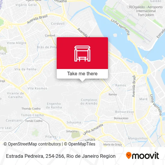 Estrada Pedreira, 254-266 map