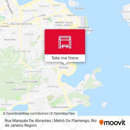 Rua Marquês De Abrantes | Metrô Do Flamengo map