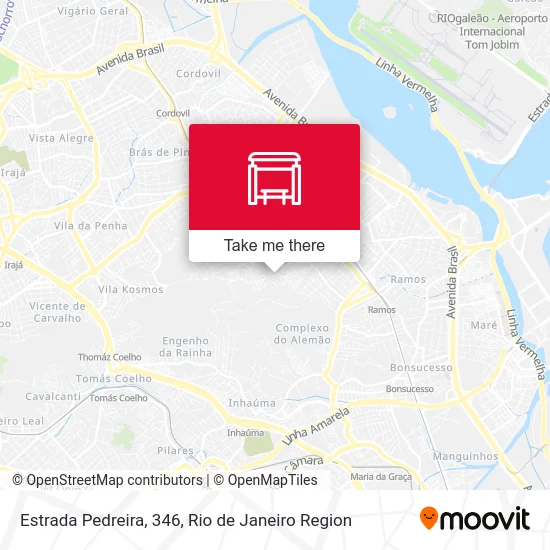 Estrada Pedreira, 346 map