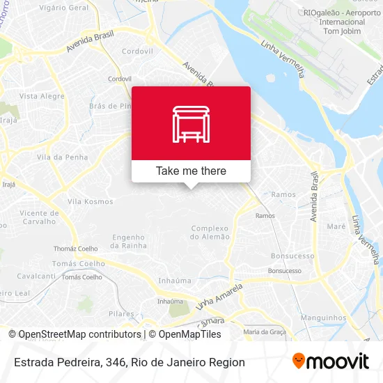 Estrada Pedreira, 346 map