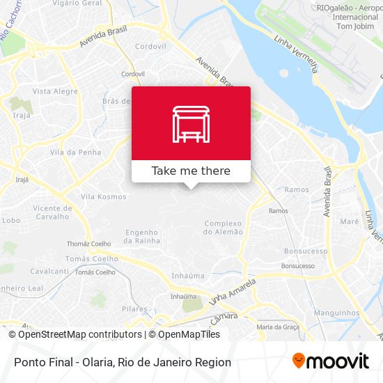 Ponto Final - Olaria map