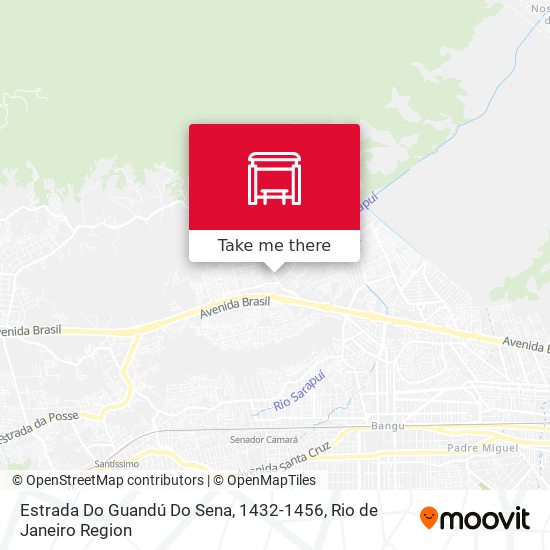 Estrada Do Guandú Do Sena, 1432-1456 map