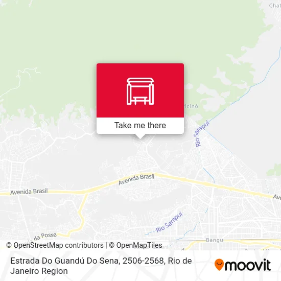 Estrada Do Guandú Do Sena, 2506-2568 map