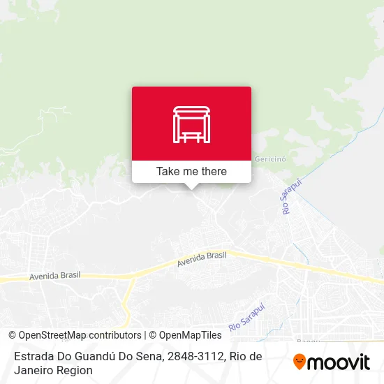 Estrada Do Guandú Do Sena, 2848-3112 map